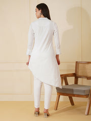 Womens White Regular Co-ords
