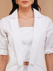 Womens White Regular Co-ords