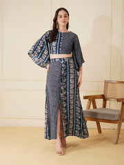 Womens Blue Regular Co-ords