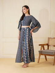 Womens Blue Regular Co-ords