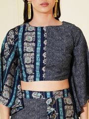 Womens Blue Regular Co-ords