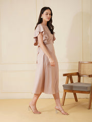 Womens Champagne Regular Dress