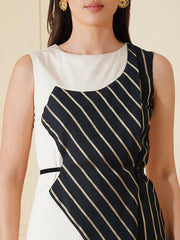Womens Offwhite Regular Dress