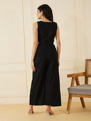 Womens Black Regular Co-ords