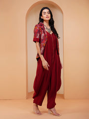 Womens Red Regular Co-ords