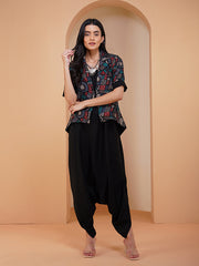 Womens Black Regular Co-ords