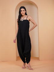 Womens Black Regular Co-ords