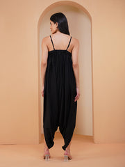 Womens Black Regular Co-ords