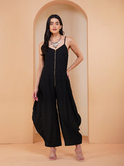 Womens Black Regular Co-ords