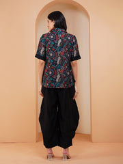 Womens Black Regular Co-ords