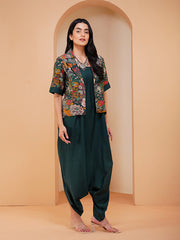 Womens Green Regular Co-ords
