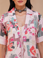 Womens Pink Regular Co-ords