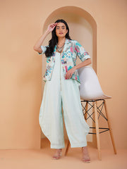 Womens Mint Regular Co-ords
