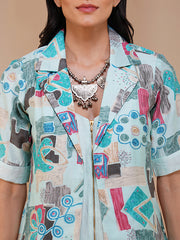 Womens Mint Regular Co-ords