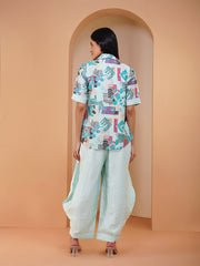 Womens Mint Regular Co-ords