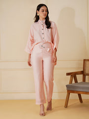 Womens Pink Regular Co-ords
