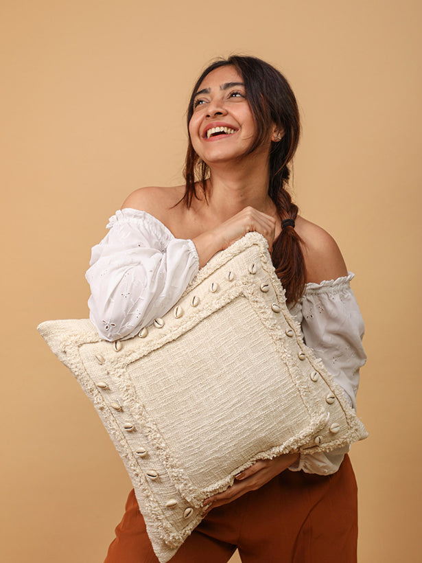 Buy Ayuda Homes Cushion Cover Online |AHC1-40-01| moher.in