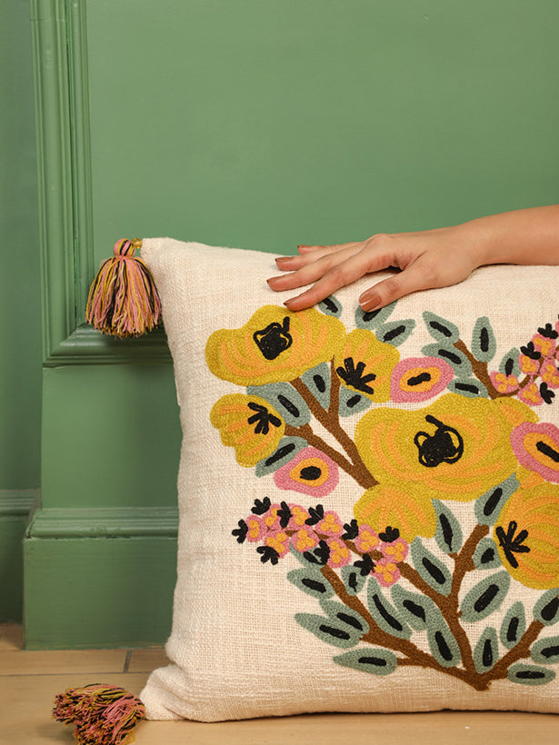 Buy Ayuda Homes Cushion Cover Online |AHC17| moher.in
