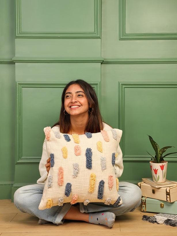 Buy Ayuda Homes Cushion Cover Online |AHC24| moher.in