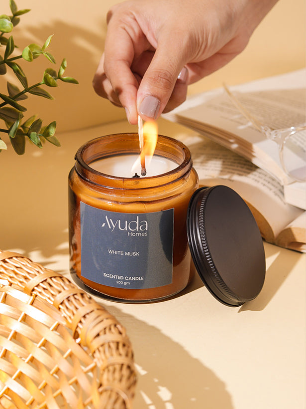 Buy Ayuda Homes Candle Online |AHSC3| moher.in