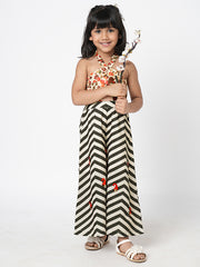 Kids Black  Regular Jumpsuit