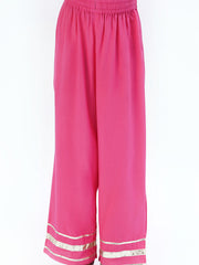 Kids Pink Regular Kurti Set