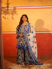 Womens Blue Regular Co-ords