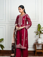 Womens Red Regular Co-ords