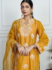 Womens Yellow Comfortable Kurti Sets