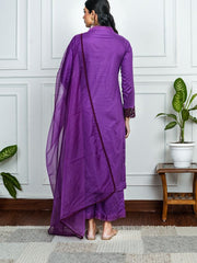 Womens Purple Regular Co-ords
