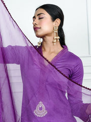 Womens Purple Regular Co-ords