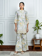 Womens Green Regular Co-ords