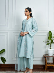 Womens Blue Regular Co-ords