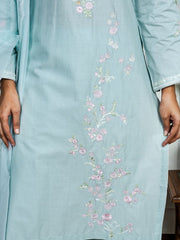 Womens Blue Regular Co-ords