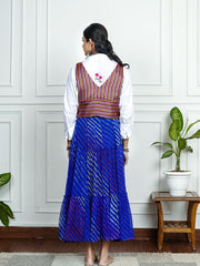 Womens Blue Regular Bottoms