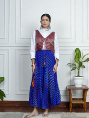 Womens Blue Regular Bottoms