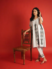 Womens Grey  A-line Co-ords