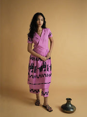 Womens Pink  Flared Co-ords