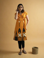 Womens Orange  A-line Co-ords