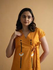 Womens Orange  A-line Co-ords