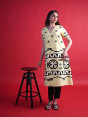 Womens Yellow  A-line Co-ords