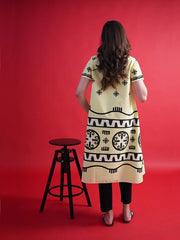 Womens Yellow  A-line Co-ords