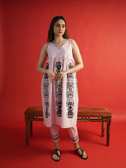 Womens Pink  Flared Co-ords