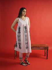 Womens Pink  Flared Co-ords