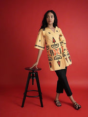 Womens Orange  Straight Co-ords