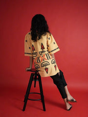 Womens Orange  Straight Co-ords