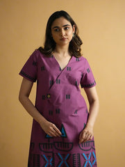 Womens Purple  A-line Co-ords