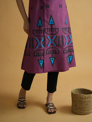 Womens Purple  A-line Co-ords