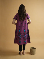 Womens Purple  A-line Co-ords