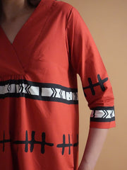 Womens Red  Straight Co-ords